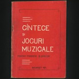 Cumpara ieftin C&Acirc;NTECE / C&Icirc;NTECE ȘI JOCURI MUZICALE PT. PIONIERI ȘI ȘCOLARI - BUCUREȘTI, 1971