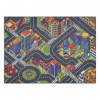 COVOR REBEL ROADS Urban life 97 Mitropolie, străzi antiderapant pentru copii - gri, 140x200 cm
