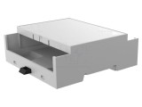 Carcasă ITALTRONIC pentru şină DIN, 5 module, gri, 90x87,7x32 mm