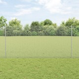 St&acirc;lpi de gard vidaXL 10 buc U-Channel 120 cm Oțel galvanizat, Gard hexagon vidaXL 1.2x10 m Oțel galvanizat
