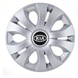 Set 4 Capace Roti Autohelix MSA&reg; potrivite jantelor de 14 inch, Compatibil Cu Kia, model Top Gray