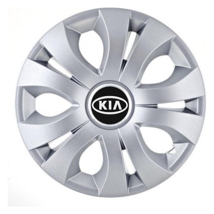 Set 4 Capace Roti Autohelix MSA&reg; potrivite jantelor de 16 inch, Compatibil Cu Kia, model Top Gray