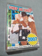 CASETA AUDIO MANELE CHEF DE CHEF 2007 RARA!!!! ORIGINALA foto