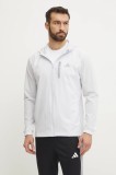 adidas geaca M WV TT barbati, culoarea gri, de tranzitie, JM2449