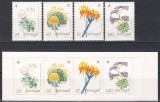 Portugalia 1989 - Flori sălbatice, Serie + Carnet, MNH, Nestampilat