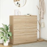 VidaXL Bufetă Stejar Sonoma 100x35x99 cm Lemn prelucrat