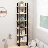 Raft depozitare Gossi, 60x30x210 cm, lemn masiv pin, universal,metalic, pentru bucatarie,sufragerie,atelier, depozitare