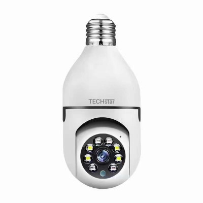 Camera de Supraveghere IP PTZ Techstar&amp;reg; IPC-E27 tip bec, HD, Lumina Infrarosie, Control Vertical si Orizontal, Audio Bidirectional, Detectarea Miscari foto