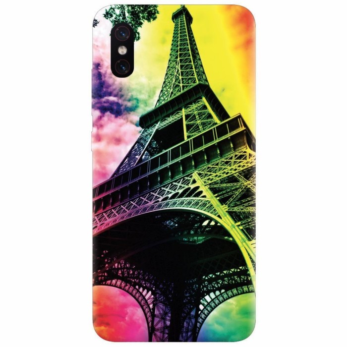 Husa silicon pentru Xiaomi Mi 8 Pro, Eiffel Tower 002