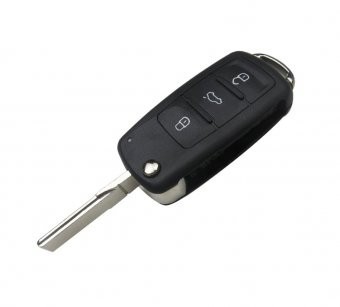 Carcasa cheie pentru Audi A8, 3 butoane, surub pe spatele carcasei