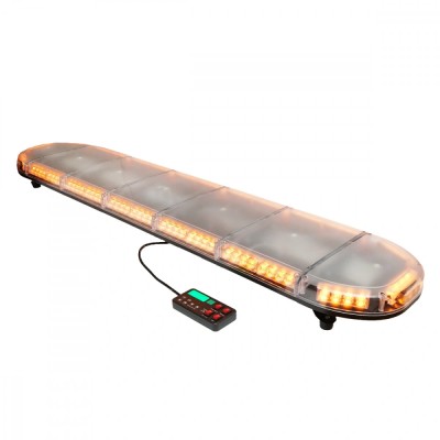 Rampa luminoasa girofar 12-24V cu lumina galbena 1520x275x125mm foto