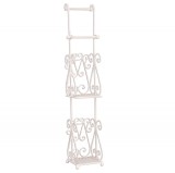 Suport hartie igienica White Metal 17 x 17 x 97 cm, Yankee Land