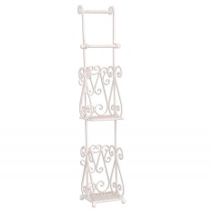 Suport hartie igienica White Metal 17 x 17 x 97 cm, Yankee Land