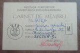 QW13 6 - 1968 - Carnet de membru - Asociatia filatelistilor din RSR, Documente
