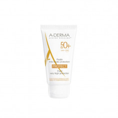 A-Derma PROTECT Fluid Protectie Solara pentru piele fragila SPF 50+, 40ml