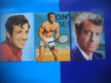 HOPCT LOT NR 1233 JEAN PAUL BELMONDO-ACTORI/ARTISTI-3 CARTI POSTALE-NECIRCULATE