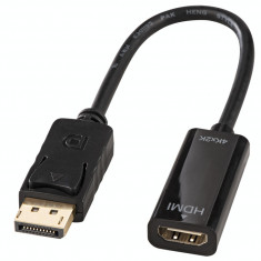 Adaptor Displayport v1.2 la HDMI 4K T-M, Lindy L41718 Pasiv