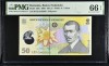 50 lei 2007 PMG66 UNC an rar!!!
