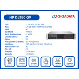 HP DL380 G9 2x E5-2699 v3 128GB P440AR 2x PS Server 6 Luni Garantie
