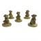 Set de 5 maimute pe monede din rasina 3,5 cm,model T70