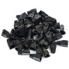 Set 50 bucati manson de protectie pentru mufe internet, RJ 45, negru