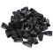 Set 50 bucati manson de protectie pentru mufe internet, RJ 45, negru
