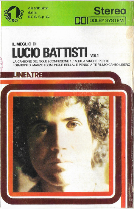 Casetă audio Lucio Battisti &lrm;&ndash; Il Meglio Di Lucio Battisti Vol. 1, originală