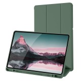 Husa Samsung Galaxy Tab S6 Lite 10.4 P610P615 Techsuit Flex Trifold Pen, verde inchis