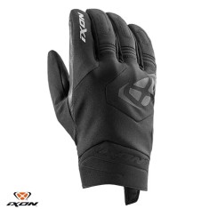 Manusi barbati pentru scuter - motocicleta Roadster Mid-season textil/piele Ixon model MIG 2 WP MS culoare: negru/alb &ndash; degete tactile &ndash; waterproof 3X