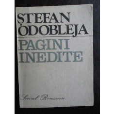 Pagini inedite Stefan Odobleja