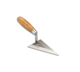 Mistrie profesionala Dekor pentru zidarie, otel, maner lemn, 140 x 83 mm