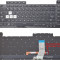Tastatura Laptop Gaming, Asus, ROG Strix G G531GD, G531GD, G531GT, G531GT, G531GV, G531GV, G531GU, iluminata, conector RGB 16 pini, layout US