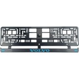 Set 2 bucati, suport numar inmatriculare carbon VOLVO III