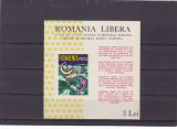 Spania/Romania, Exil rom., em. a XLIII-a, Europa 1966, colita ned., 1966, MNH, Istorie, Nestampilat