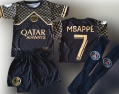 ECHIPAMENTE COMPLETE FOTBAL COPII 11/14 ANI,Mbappe-PSG,MODEL NOU foto