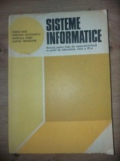 Sisteme informatice- Vasile Bita, Cristian Antonescu