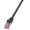 PATCH CORD S/FTP LOGILINK Cat6, LSZH, cupru, 2 m, negru, AWG27, dublu ecranat &amp;quot;CQ2053S&amp;quot; (timbru verde 0.08 lei)