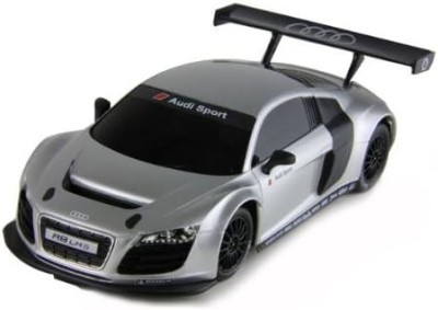 MASINA CU TELECOMANDA AUDI R8 ARGINTIU CU SCARA 1 LA 24 foto