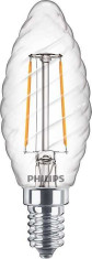 Bec LED filament Philips lumanare ST35 E14 2W (25W), lumina calda 2700K, 929001238555 foto