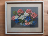 Flori de munte &ndash; reproducere foto (tablou decorativ), Acuarela, Art Deco