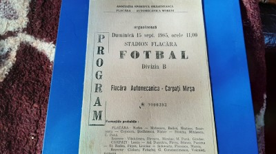 program Flacara A. Moreni - Carpati Mirsa foto