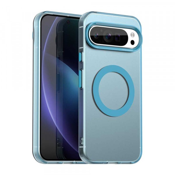 Husa MagSafe pentru Google Pixel 10 Pro XL, Techsuit, CandyCase, Albastra