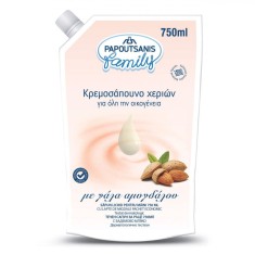 Săpun Lichid Papoutsanis, Family, Lapte de Migdale, Capacitate 750ml