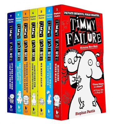 Timmy Failures Finally Great Boxed Set Volume 1 - 7 Books Collection Series By Stephan Pastis,Walker Books - Editura Stephan Pastis foto