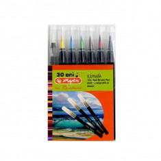 Carioci Cu Varf De Pensula X.brush Set 6+1