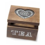 Cumpara ieftin Cutie pliculete ceai lemn maro 10x8.5x7 cm