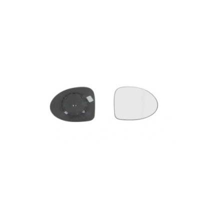 Geam oglinda Renault Thalia/Symbol Ii, 10.2008-10.2013, Renault Twingo (N), 06.2007-11.2011, partea Dreapta, culoare sticla , sticla convexa, 7701040 foto