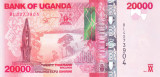 Bancnota Uganda 20.000 Shilingi 2017 - P53d UNC