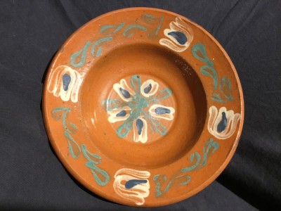 Arta / Traditie - Farfurie taraneasca cu flori realizata in Transilvania ! foto