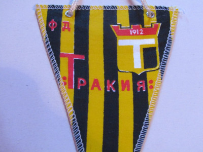Fanion (vechi) fotbal - FK TRAKIA PLOVDIV (Bulgaria) foto